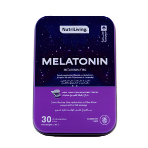 NutriLiving, Melatonin Oral Dispersible Film - 30 Pcs NutriLiving, Melatonin Oral Dispersible Film - 30 Pcs