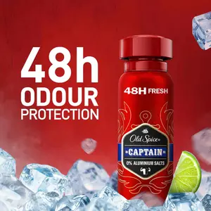 Old Spice, Deodorant, Men'S Body Spray, Captain, All Day Fresh - 150 Ml - 3 Old Spice, Deodorant, Men'S Body Spray, Captain, All Day Fresh - 150 Ml - 3