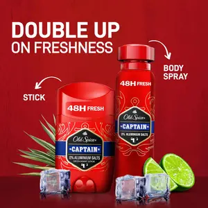Old Spice, Deodorant, Men'S Body Spray, Captain, All Day Fresh - 150 Ml - 5 Old Spice, Deodorant, Men'S Body Spray, Captain, All Day Fresh - 150 Ml - 5
