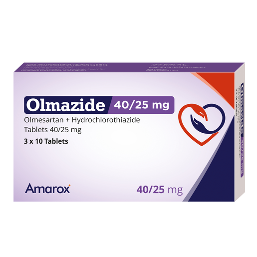Olmazide, 40/25 Mg - 30 Tablets
