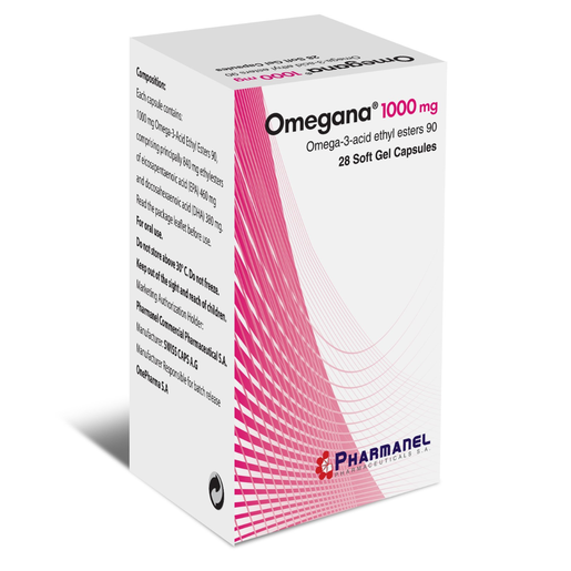 Omegana, Omega 3, 1000 Mg - 28 Capsules