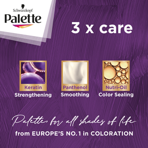 Palette, Intensive Hair Color Creme 1-0 Black Diamond - 1 Kit - 6 Palette, Intensive Hair Color Creme 1-0 Black Diamond - 1 Kit - 6