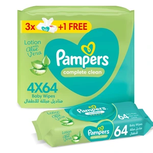 Pampers, Baby Wet Wipes Complete Clean - 256 Pcs - 2 Pampers, Baby Wet Wipes Complete Clean - 256 Pcs - 2