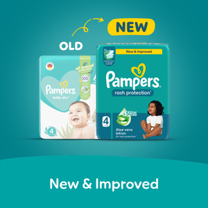 Pampers, Rash Protection Taped Diapers Size 4+ 10-15 Kg - 70 Pcs - 2 Pampers, Rash Protection Taped Diapers Size 4+ 10-15 Kg - 70 Pcs - 2