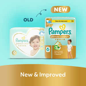 Pampers, Ultimate Comfort Taped Diapers Size 6 13+ Kg - 60 Pcs - 2 Pampers, Ultimate Comfort Taped Diapers Size 6 13+ Kg - 60 Pcs - 2