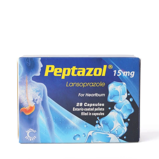 Peptazol, 15 Mg, For Hyperacidity & Heartburn - 28 Capsules
