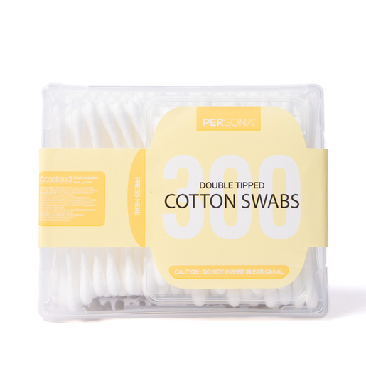 Persona, Cotton Swabs, Double Tipped - 300 Pcs
