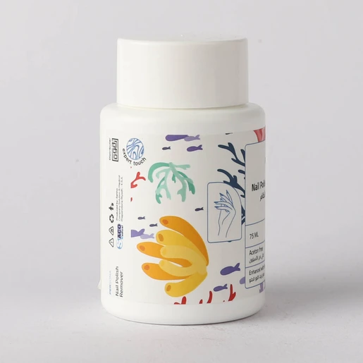 Persona, Nail Polish Remover Sponge Almond Oil Vanilla - 75 Ml