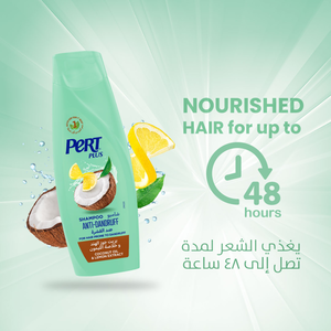 Pert Plus, Shampoo Anti-Dandruff Lemon & Coconut - 600 Ml - 5 Pert Plus, Shampoo Anti-Dandruff Lemon & Coconut - 600 Ml - 5