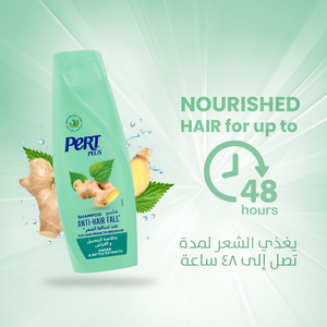 Pert Plus, Shampoo Anti-Hair Fall Ginger Extract- 400 Ml - 5 Pert Plus, Shampoo Anti-Hair Fall Ginger Extract- 400 Ml - 5