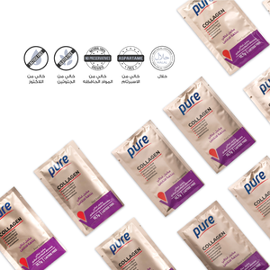 Pharma Pure, Collagen, 10000 Mg, Pineapple Flavour - 30 Sachets - 2 Pharma Pure, Collagen, 10000 Mg, Pineapple Flavour - 30 Sachets - 2