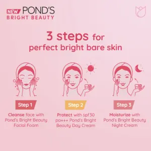 Ponds, Bright Beauty Face Night Cream Dewy Skin - 50 Ml - 6 Ponds, Bright Beauty Face Night Cream Dewy Skin - 50 Ml - 6