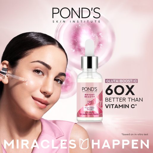 Pond'S, Bright Beauty, Triple Glow Serum - 30 Gm Pond'S, Bright Beauty, Triple Glow Serum - 30 Gm