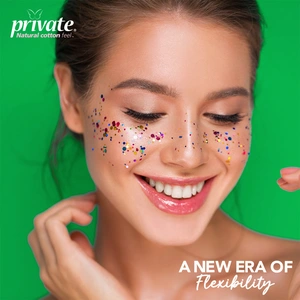 Private Feminine Pads Regular Thin Butterfly - 18 Pcs - 9 Private Feminine Pads Regular Thin Butterfly - 18 Pcs - 9