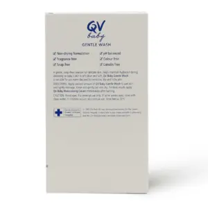 Qv Baby, Gentle Wash Hair & Body Soap-Free Cleanser - 250 Gm - 2 Qv Baby, Gentle Wash Hair & Body Soap-Free Cleanser - 250 Gm - 2