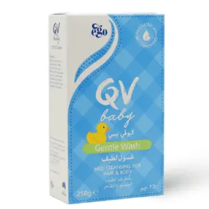 Qv Baby, Gentle Wash Hair & Body Soap-Free Cleanser - 250 Gm - 3 Qv Baby, Gentle Wash Hair & Body Soap-Free Cleanser - 250 Gm - 3