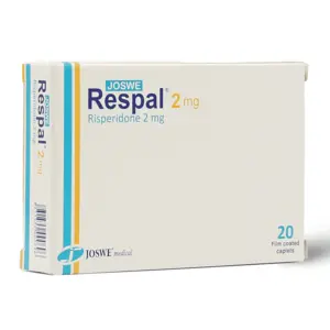 Respal 2 Mg, Antipsychotic - 20 Caplets - 4 Respal 2 Mg, Antipsychotic - 20 Caplets - 4