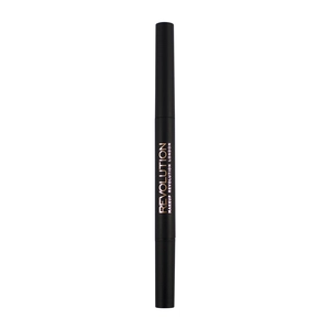 Revolution, Duo Brow Pencil Medium Brown - 1 Pc - 3 Revolution, Duo Brow Pencil Medium Brown - 1 Pc - 3