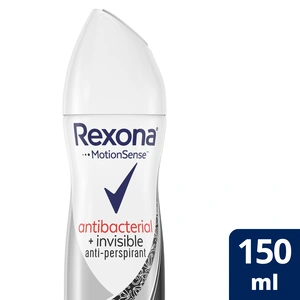 Rexona, Deodorant Spray, Antibacterial Invisible, for Women - 150 Ml - 1 Rexona, Deodorant Spray, Antibacterial Invisible, for Women - 150 Ml - 1