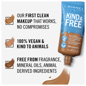 Rimmel, Kind&Free Foundation Natural Beige 400 - 1 Pc - 5 Rimmel, Kind&Free Foundation Natural Beige 400 - 1 Pc - 5