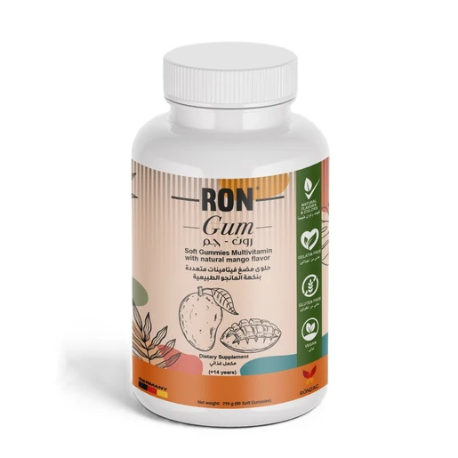 Ron-Gum, Multivitamin, Gummies, With Natural Mango Flavor - 60 Pcs
