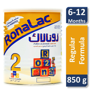 Ronalac, Baby Milk Number 2 From 6-12 Months - 850 Gm Ronalac, Baby Milk Number 2 From 6-12 Months - 850 Gm