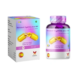 Ronzavit, Cystine Plus B6 Hair Dietary Supplement - 120 Capsules Ronzavit, Cystine Plus B6 Hair Dietary Supplement - 120 Capsules