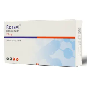 Rozavi 20 Mg, Rosuvastatin, Antihyperlipidemic - 28 Tablets - 4 Rozavi 20 Mg, Rosuvastatin, Antihyperlipidemic - 28 Tablets - 4