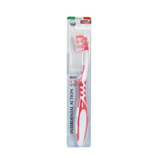 S.O.S Denti, Toothbrush, Interdental Action, Hard - 1 Pc