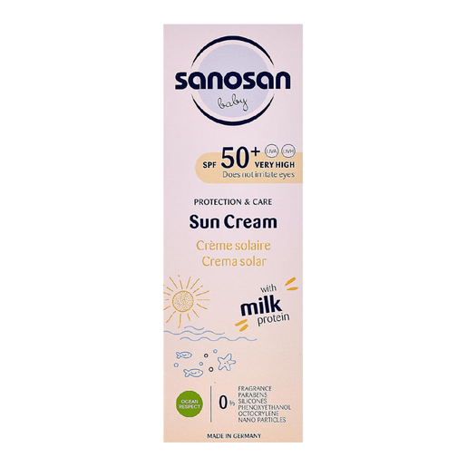 Sanosan, Baby Sun Cream Spf 50+ With Milk Protein - 75 Ml