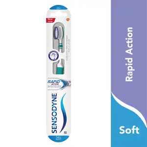 Sensodyne, Rapid Action Toothbrush Soft - 1 Pc Sensodyne, Rapid Action Toothbrush Soft - 1 Pc