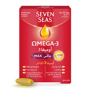 Seven Seas, Omega-3, Max Strength - 30 Capsules Seven Seas, Omega-3, Max Strength - 30 Capsules