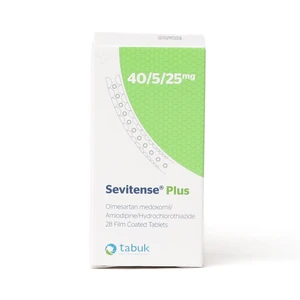 Sevitense Plus 40/5/25 Mg, Antihypertensive - 28 Tablets - 2 Sevitense Plus 40/5/25 Mg, Antihypertensive - 28 Tablets - 2