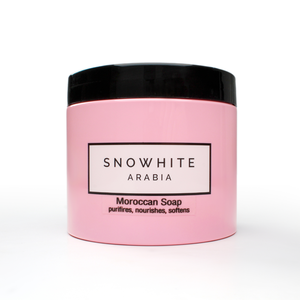 Snowhite, Moroccan Soap Purifies And Nourishes - 370 Gm - 1 Snowhite, Moroccan Soap Purifies And Nourishes - 370 Gm - 1