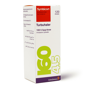Symbicort 160 Mcg, For Asthma Symptoms - 1 Turbuhaler - 3 Symbicort 160 Mcg, For Asthma Symptoms - 1 Turbuhaler - 3