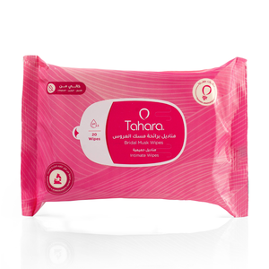 Tahara, Intimate Wipes, Bridal Musk - 20 Pcs Tahara, Intimate Wipes, Bridal Musk - 20 Pcs