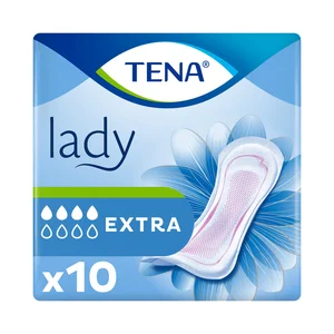 Tena, Lady Pads, Extra - 10 Pcs Tena, Lady Pads, Extra - 10 Pcs