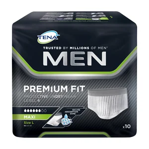 Tena, Men Pants Protects Underwear Level 4 Large - 10 Pcs Tena, Men Pants Protects Underwear Level 4 Large - 10 Pcs