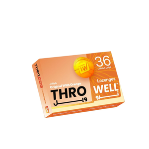 Thro Well, Lozenges, Original With Orange - 36 Pcs Thro Well, Lozenges, Original With Orange - 36 Pcs