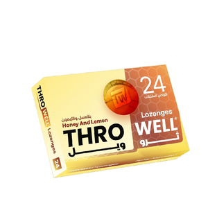 Thro Well, Lozenges, With Honey And Lemon - 24 Pcs Thro Well, Lozenges, With Honey And Lemon - 24 Pcs