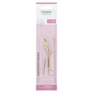 Titania, Eyelash Curler, Golden - 1 Pc Titania, Eyelash Curler, Golden - 1 Pc