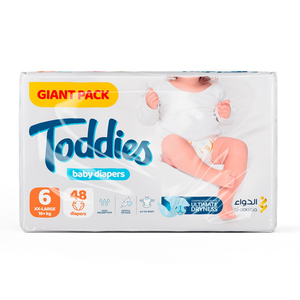 Toddies, Baby Diapers Giant Pack Stage 6 - 48 Pcs - 2 Toddies, Baby Diapers Giant Pack Stage 6 - 48 Pcs - 2