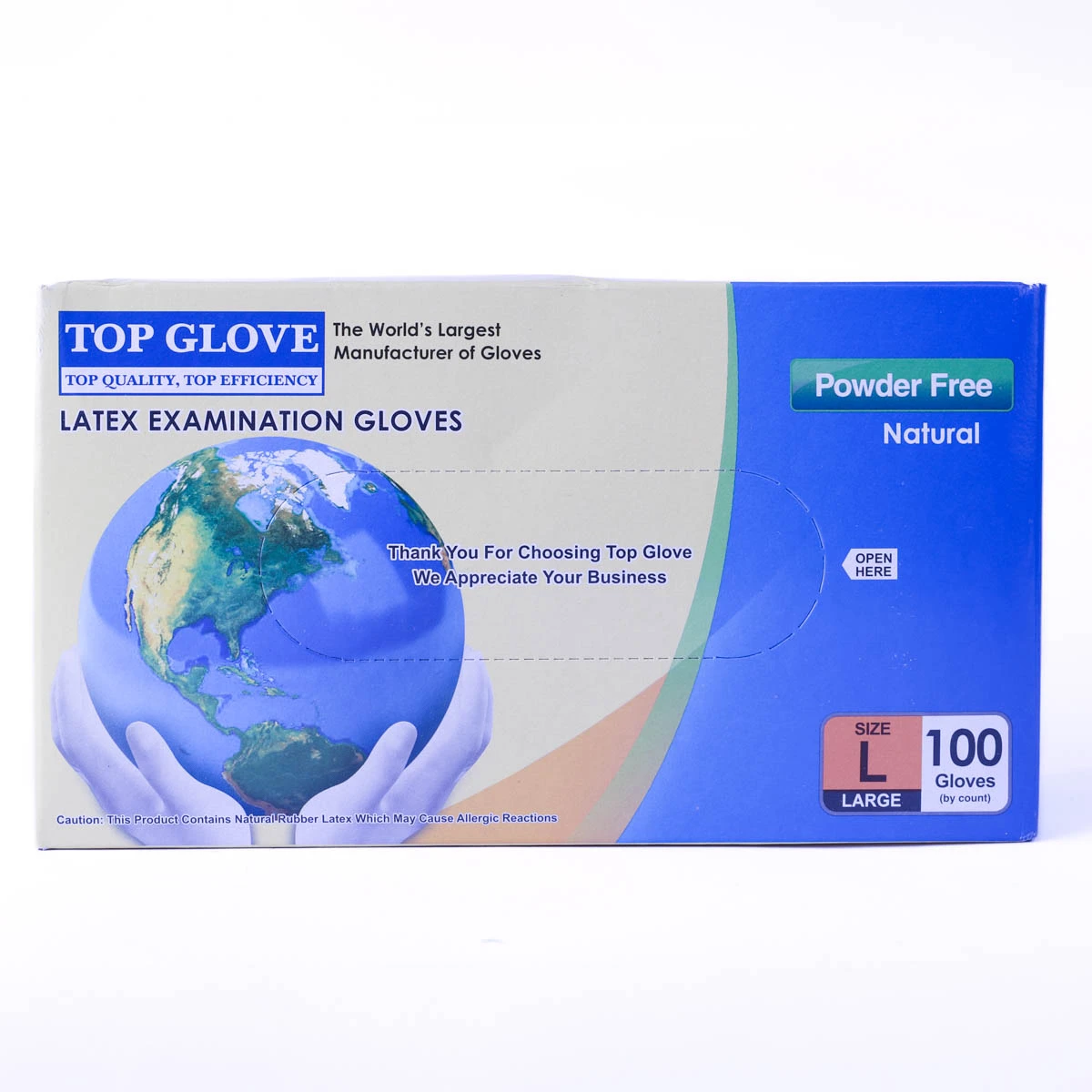 Top Gloves, Latex Textured Large - 1 Kit Top Gloves, Latex Textured Large - 1 Kit