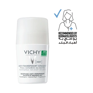 Vichy, Antiperspirant Roll On 48H For Sensitive Skin - 50 Ml Vichy, Antiperspirant Roll On 48H For Sensitive Skin - 50 Ml