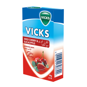 Vicks, Throat Refreshing, With Wild Cherry & Eucalyptus - 40 Gm - 2 Vicks, Throat Refreshing, With Wild Cherry & Eucalyptus - 40 Gm - 2