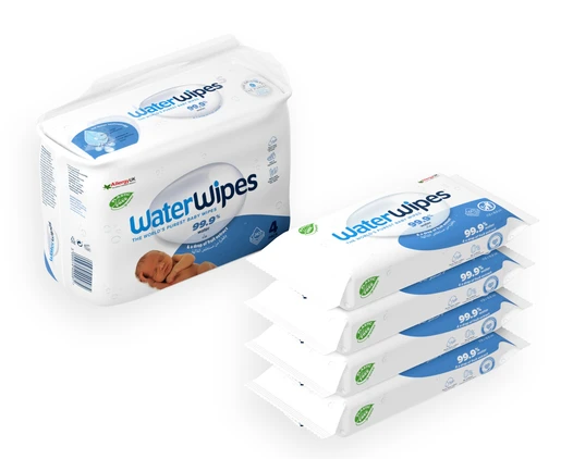 Waterwipes, Baby Wipes Original Plastic Free - 240 Pcs