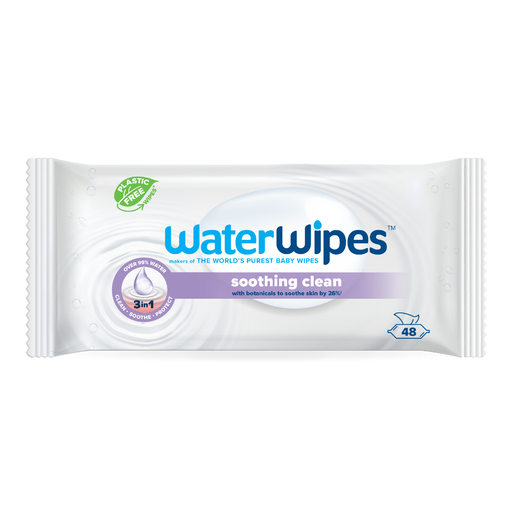 Waterwipes, Soothing Clean Wipes - 48 Pcs