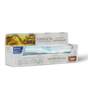 White Glo Toothpaste Whitening Coffee & Tea Drinker Formula + Toothbrush Free - 150 Gm - 3 White Glo Toothpaste Whitening Coffee & Tea Drinker Formula + Toothbrush Free - 150 Gm - 3
