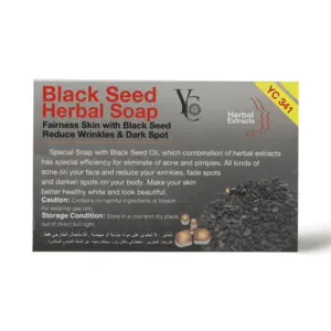 Yc Herbal Soap Black Seed Gives The Skin More Radiant And Healthy - Looking - 100 Gm Yc Herbal Soap Black Seed Gives The Skin More Radiant And Healthy - Looking - 100 Gm