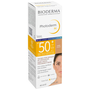 بيوديرما، فوتوديرم أم، كريم جل منقي للبشرة، واقي شمس Spf 50+، لون ذهبي - 40 مل - 1 بيوديرما، فوتوديرم أم، كريم جل منقي للبشرة، واقي شمس Spf 50+، لون ذهبي - 40 مل - 1